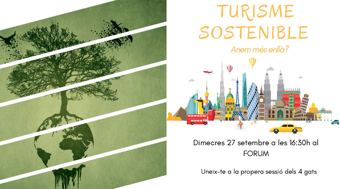 Fotografia de: Debat sobre Turisme Sostenible de la mà dels 4 Gats del CETT | CETT